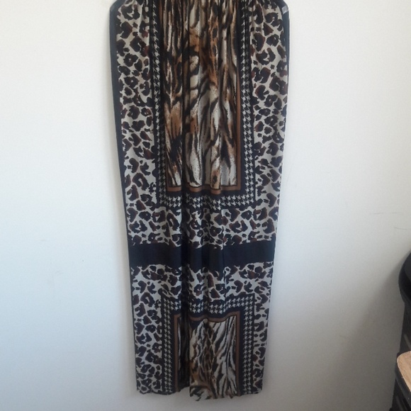 Multi-colored Animal Print Maxi Dress - Picture 2 of 4